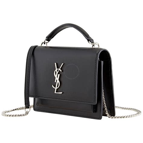 sunset mono ysl|Saint Laurent Black Ladies YSL Sunset Mono Crossbody Bag.